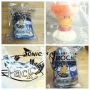 Vtg Sonic Wacky Pack Toy 2000 Super-Sonic Rocket Toppers Orange Hair Girl NIP
