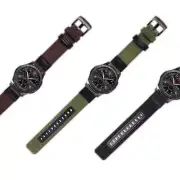 Nylon and Leather Watch Straps Compatible with Fossil Hybrid Tailor, Venture,...