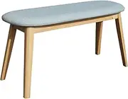 HEQS Oxley Bench, Mint, Upholstered, Oak, Solid Wood Leg, MDF Timber, Livingroom Furniture