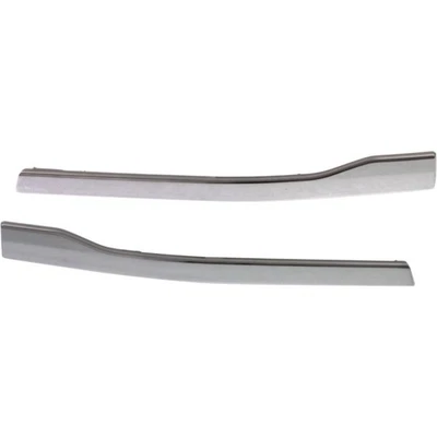 Grille Trim Set For 2012-2015 Honda Pilot Left & Right Center Upper Molding 2Pc (for: Honda)