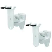 2PK Tauris Sonos Speaker Tilt/Rotate/Swivel Wall Bracket/Mount for Play 1 & 3 WH