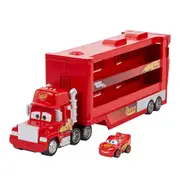 Hot Wheels Disney Pixar Cars Mack Mini Racers Hauler & 1 Mini Toy Car Model