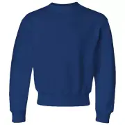Jerzees NuBlend 50/50 Crew Neck Pullover Sweatshirt Little Kids Style : 562BR L