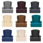 Stretch Jacquard Wing Chair Slipcovers WingBack Arm Chair Sofa Cover,New