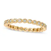0.33 CT. T.W. Natural Diamond Eternity Band in Solid 14K Gold