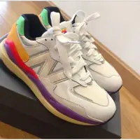 在飛比找蝦皮購物優惠-New Balance 5740系列 白色 彩尾 休閒鞋 慢