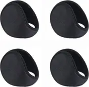 [WeiMeet] 4 Pieces Unisex Fleece Earmuffs Foldable Earmuffs Winter Outdoor Ear Warmer Men's Earmuffs Women's Earmuffs