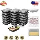 28 oz Reusable Meal Prep Containers – Stackable, Microwave & Freezer Safe