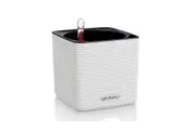 LECHUZA PURO CUBE COLOR 14 PLANTER POT (WHITE)