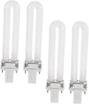 MERRYHAPY 4PCS Nail Polish Light Tube for Manicure Curing Lamp UV Lamp Replacement for Nail Art Durable and Convenient Use