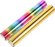 2 Rolls of Toner Transfer Heat Transfer Foil Rolls Heat Activated for DIY