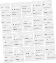 VILLFUL 1000pcs Paper Tags for Jewelry Labels Lightweight Hanging Tags for Pendants Bracelets Earrings and Accessories Easy to Use for Shops and Crafts
