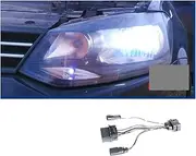 2PCS Car Lights Compatible For VW POLO Headlight 2011-2018 Head Lamp Drl Projector Lens Automotive Accessories(H4,LHD)