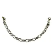 Sterling Silver Oval Link Chain Women's Bracelet, 7.25"