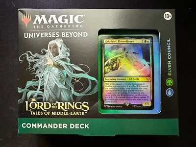 MTG Lord Of The Rings Universes Beyond Commander Deck - Elven Council NEW