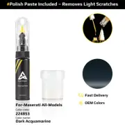 Touch Up Paint For Maserati All Models 224853 Dark Acquamarine With Polish Paste