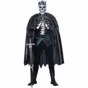 King Of The Dead Medieval Ghost Skeleton Horror Adult Mens Costume