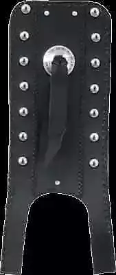 Mustang Black Studded Felt Lined Tank Bib w Concho Harley Night Train 00-09