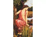 "Evening" Printed Needlepoint Tapestry Canvas 8055