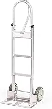 Trailer Hand Truck Heavy Duty Hand Truck with Vertical Loop Handle - Aluminum Carts with Wheels - 500 Pound Capacity - 8" Whe Home Hand Truck