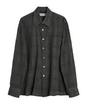 checkered shirt 48,50 Black