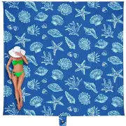 Beach Blanket Waterproof Sandproof Oversized Extra Large Beach Mat Sand Free