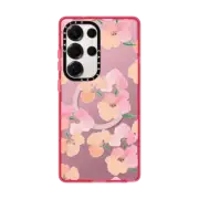 Galaxy S25 Ultra Impact Magnetic Case Pressed Flowers iPhone Case