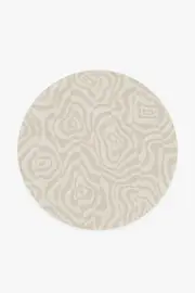 185' Round | Machine Washable Runner Rug | Kid & Pet Friendly | Indoor Rug | Brooke Natural Tufted Rug | Ruggable
