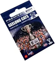 Geelong Cats AFL Premiers 2011 Trophy Lapel Pin