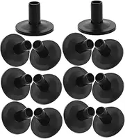 ERINGOGO 20pcs Black Cymbal Stand Sleeves for Drummers Fit Drum Accessories Protects Cymbals and Sound Quality Holder Flange Sleeves