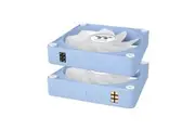 Thermaltake CT120 EX Reverse Blades 120mm ARGB Hydrangea Blue PWM Fan - 3 Pack (CL-F198-PL12BU-A)
