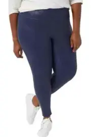 All Worthy Hunter McGrady Ultimate Reg Faux Leather Legging Navy XXS A387465