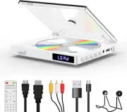 Mini DVD Player for TV, Support Hdmi/Rca/Usb/Disc, HD DVD Players All Region
