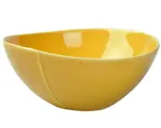 DIANE VON FURSTENBERG DVF Pebblestone Tamarind Yellow Soup/Cereal Bowl New