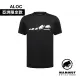 【Mammut 長毛象】QD Logo Print T-Shirt AF Men 快乾LOGO短袖T恤 男款 黑PRT3 #1017-02012-00255