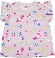 [Bandai Hobby] Classic jksa3087 Summer Anpanman Retro Cafe Pattern, Short Sleeve T-Shirt, Baby