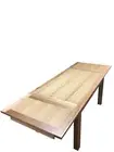 DARI SOLID TASMANIAN TIMBER END EXTENSION DINING TABLE CLEAR LACQUER 200-300CM