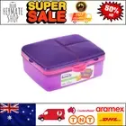 Slimline Quaddie Lunch Box w/ Water Bottle 1.5L Airtight Stackable Container