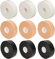 Eyelash Tape, 9 Rolls 0.98 Wide Medical Elastic Foam Tape, Lash Pads Under Eye Patches, Eyelash Extension Supplies, Individual Eye Lashes Tools for Makeup Salon Use