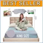 Premium King Size Grounded Conductive Fitted Sheet for Enhanced Sleep Quality