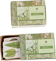 Homoyoyo Decorative Scrapbook Papers Retro Note Paper for Hand Account Decoration Kraft Material Easy to Cut for Creative Projects and Journaling