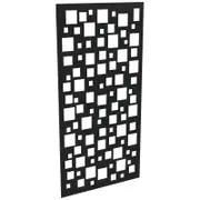 ProtectorAl 300-1200w x 1201-2400h Gloss Black/Satin Black Squares Unframed Composite Deco Panel