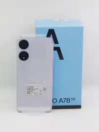 在飛比找Yahoo!奇摩拍賣優惠-【青蘋果】 OPPO A78 5G 128G 紫 拆封手機#