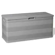 NNEVL Garden Storage Box Grey 117x45x56 cm