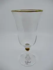QUALIA SALEM GOLD ICED TEA GLASS - 8 3/4" x 4" 0411D