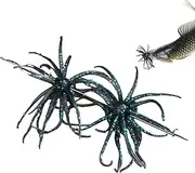 Bass Fishing Soft Baits - 2pieces Saltwater Fish Tackle Kit, Bass Dropshot Baits | Topwatter Fishing Lures | Portable Sea Urchin Shape Lures, Multipurpose Throw Floating Lures for Women Men