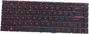 AsrMyjcx for Laptop, Design. US Backlit for MSI GF63 Slim 9SC High Performance Accessory