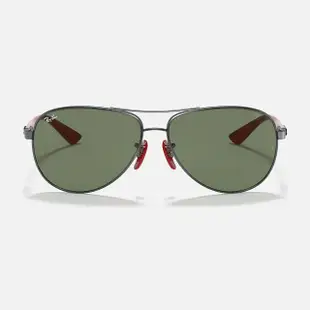 【RayBan 雷朋】法拉利聯名款 碳纖維輕量太陽眼鏡(RB8313M-F00171 61mm)