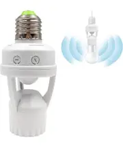 Infrared Sensor Lamp Holder With Timer, Dimmer 2pcs