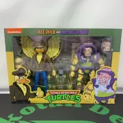 Teenage Mutant Ninja Turtles Cartoon Ace Duck & Mutagen Man 2 Pack Set NECA TMNT
